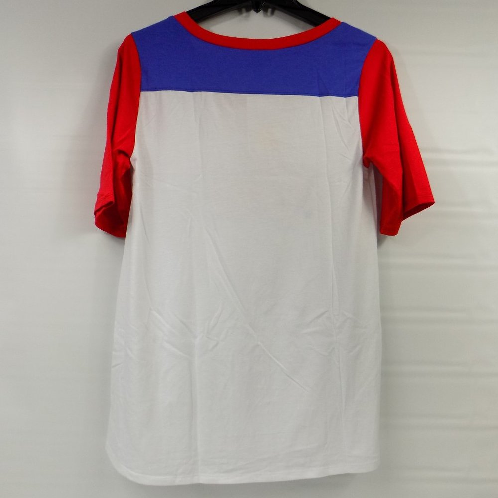 LuLaRoe Boyfriend T Shirt USA Design Size XXS NWT - Picture 3 of 7